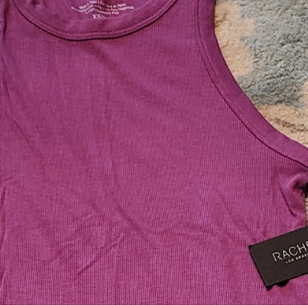 Rachel Zoe Vibrant Purple Tank Top